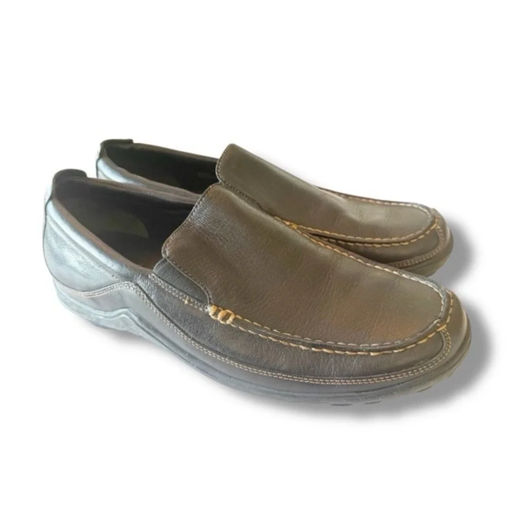 Cole Haan Tucker Venetian Slip On Loafer Black Leather Men's Size 10 Driving Moc